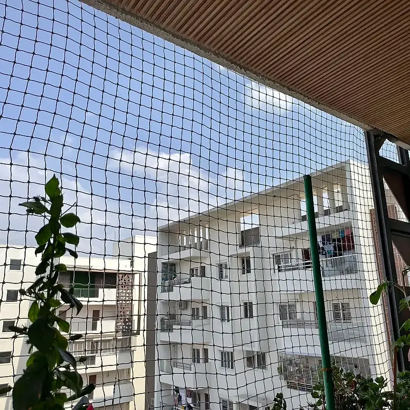 Balcony Safety Nets installation in Mysuru, photo 2